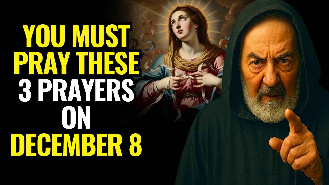 ONLY ON DECEMBER 8 &mdash; PADRE PIO: THE 3 PRAYERS THAT UNDO THE MOST DIFFICULT KNOTS IN YOUR LIFE