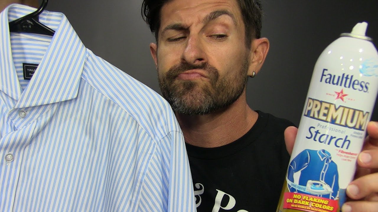 To Starch or Not To Starch Your Dress Shirt? Dress Shirt Care Tutorial For Men