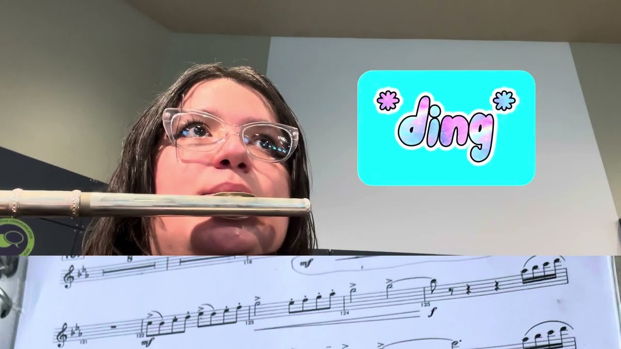 Playing Choose Joy at my concert! (Flute Soloist POV)
