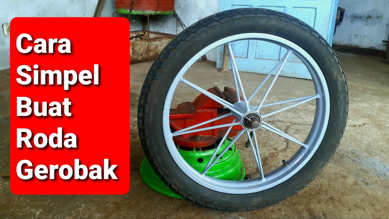 MAKING WHEEL BARROW WHEELS