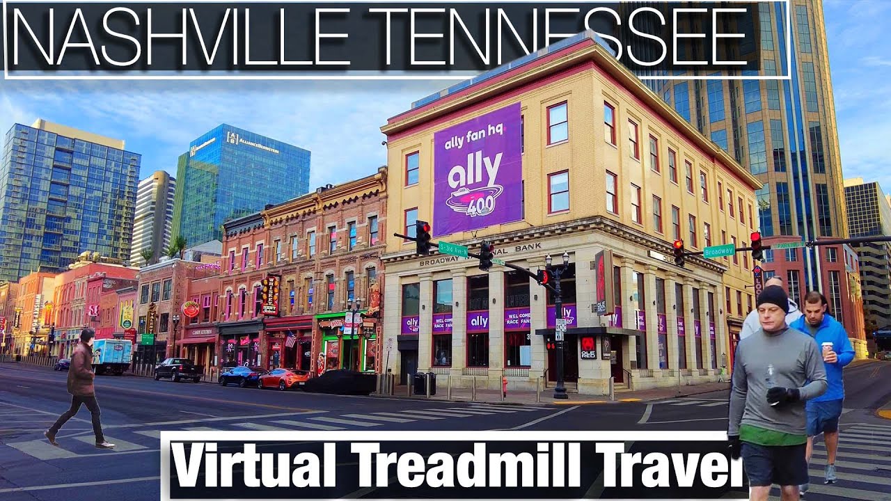 City Walks - Nashville Tennessee Virtual Walk - Treadmill Travel and Virtual Walks For Treadmill