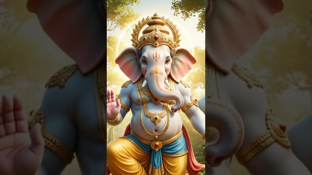 Unbelievable: Watch an Elephant Transform into Lord Ganesh! | A Divine Miracle #wildlife