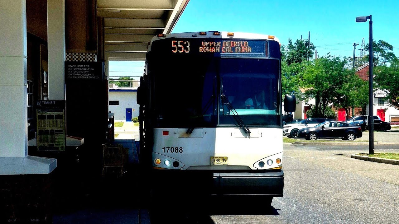 On Board: New Jersey Transit 2017 MCI D4500CT #17088 Route 553 Bridgeton to Vineland