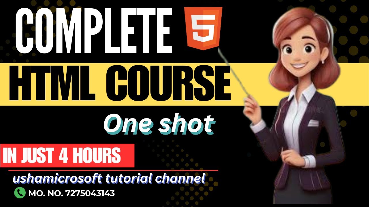 HTML Full Course in Hindi | Complete HTML Tutorial | One Shot