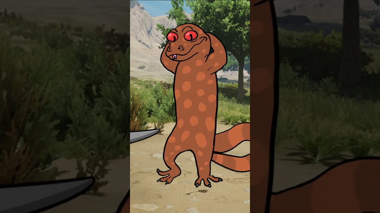 Slippery meg  #animation #pathoftitans #megalania