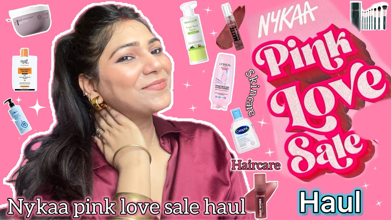 🌸Nykaa Pink Love Sale Haul 2026🛍️🎀skincare,haircare &Makeup,lipstick 🌷#nykaa#skincare#haircare 