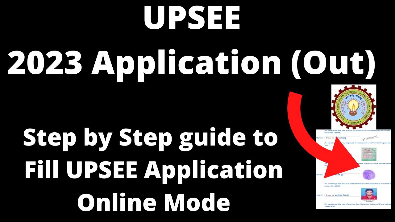 UPSEE 2023 Registration (Started)- How to Fill UPSEE Application Form Online Mode
