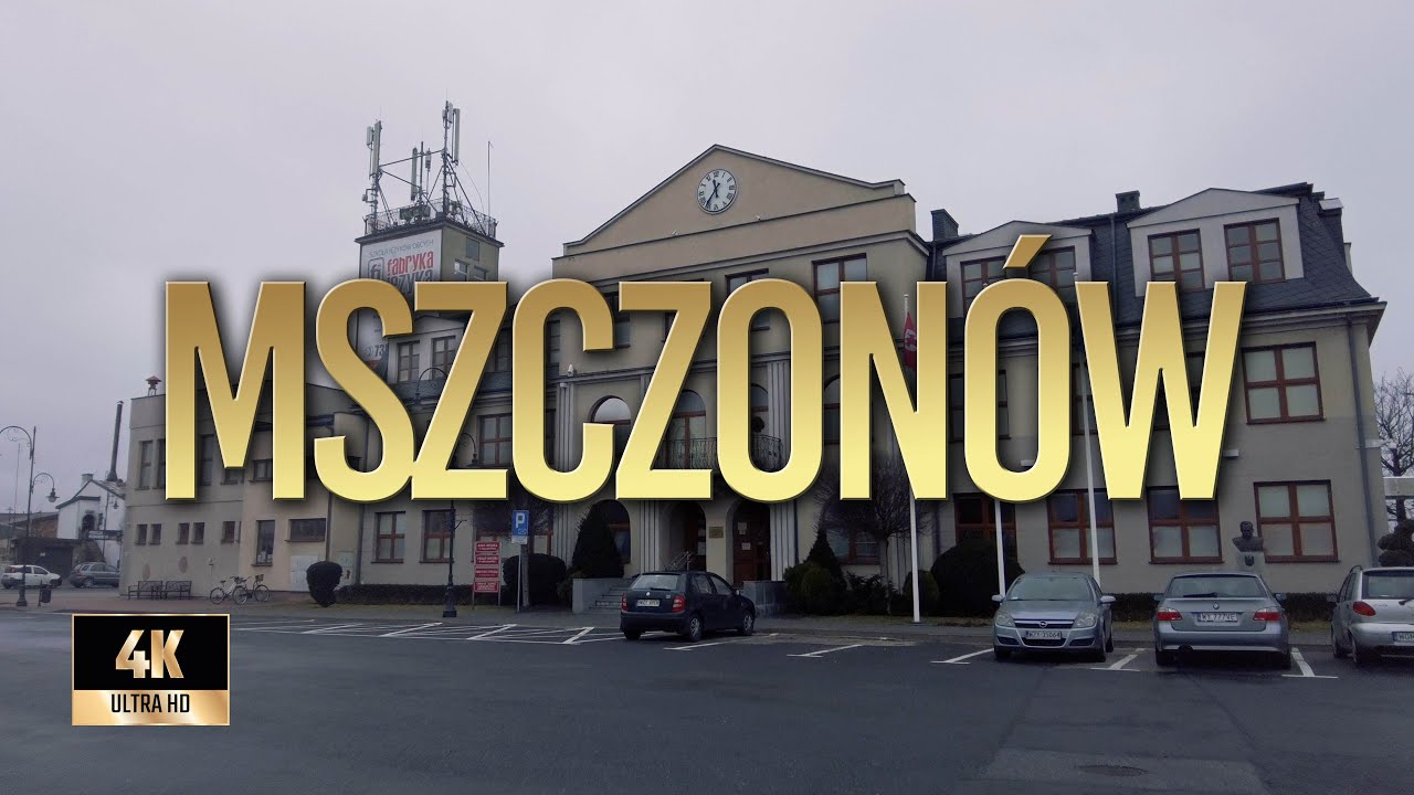 Mszczonów | Zima 2022 | Spacer po Mszczonowie | Binaural Audio 🎧 [4k]