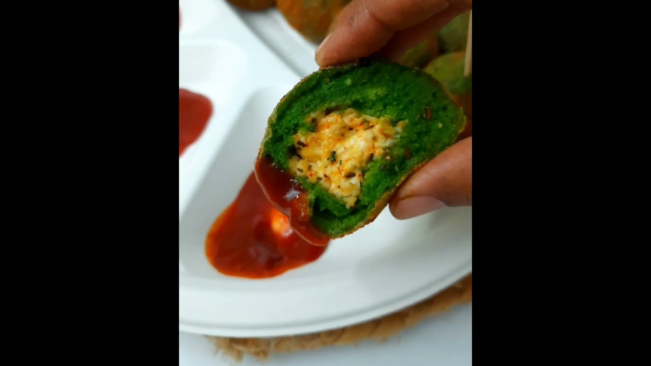मुले रोज नाक न मुरडता भरभरून पालक खातील | healthy kids tiffin box recipes | palak snack recipes 