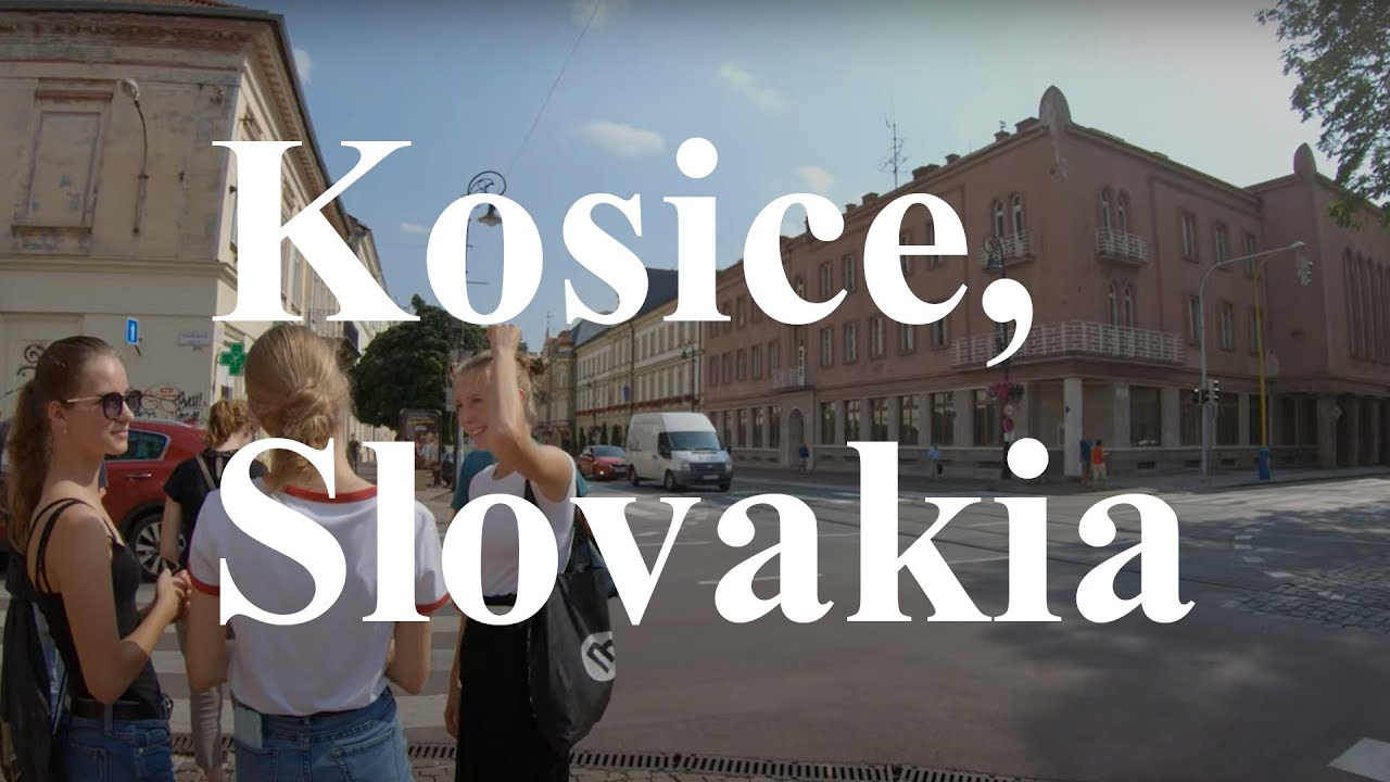 Walking tour in Kosice, Slovakia 4K | Aug 13, 2019