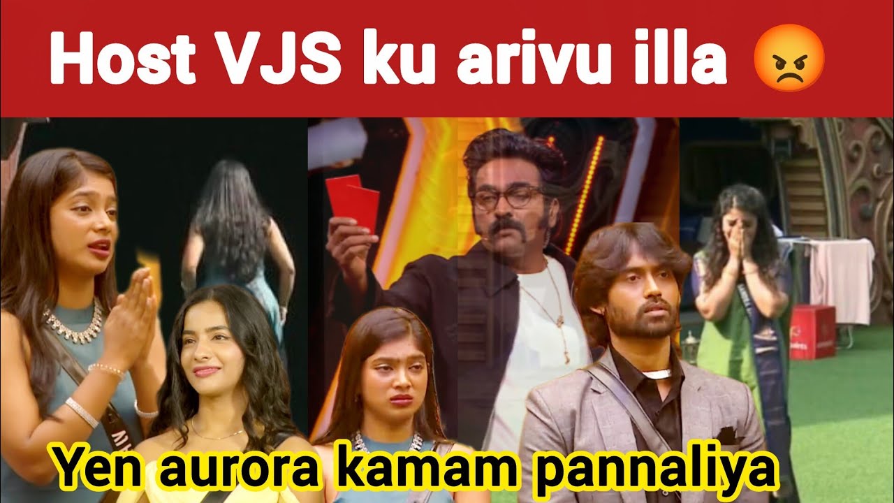 VJS hosting romba mosam 😡 | Biggboss tamil review | Biggboss 9 review | bb tamil | Vinoth | Paaru 