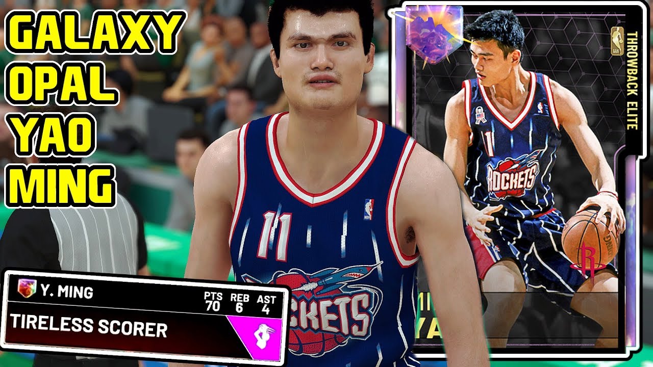 GALAXY OPAL YAO MING 70PT GAMEPLAY! PICK UP THIS WALKING BUCKET NOW! NBA 2k19 MyTEAM