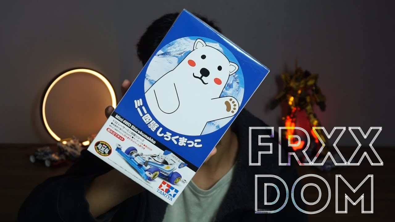 UNBOXING,ASSEMBLE & REVIEW Animal Racer Shirokumakko (Polar bear paling comel!)
