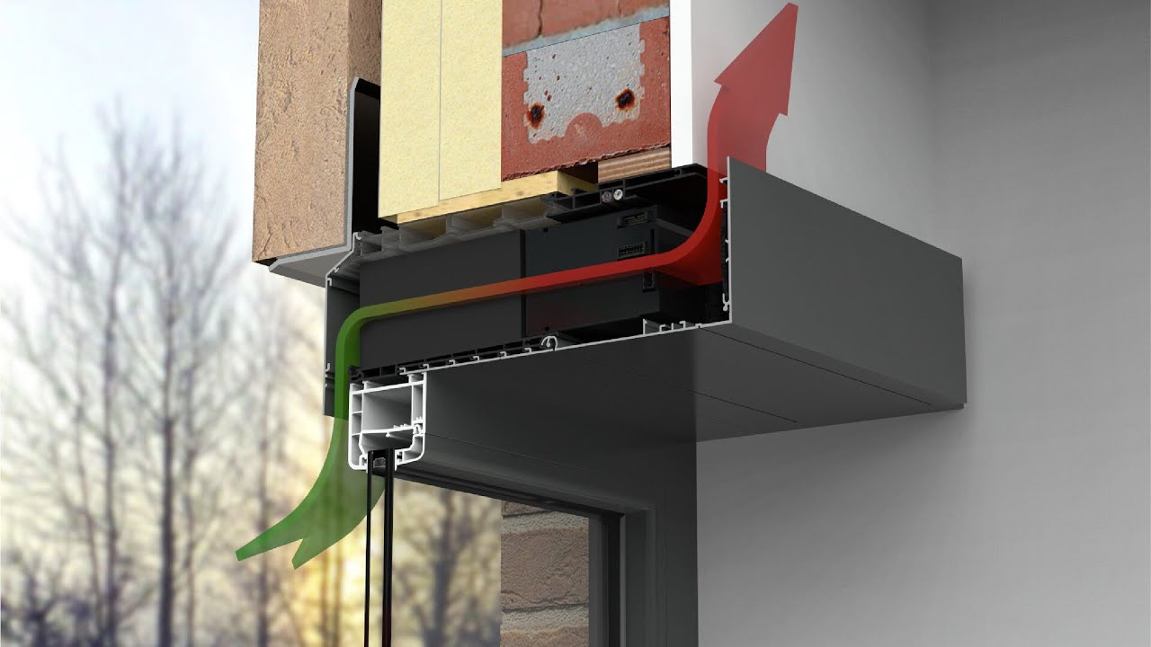 Dezentrale Fensterlüftung mit Wärmerückgewinnung | Renson Endura Twist