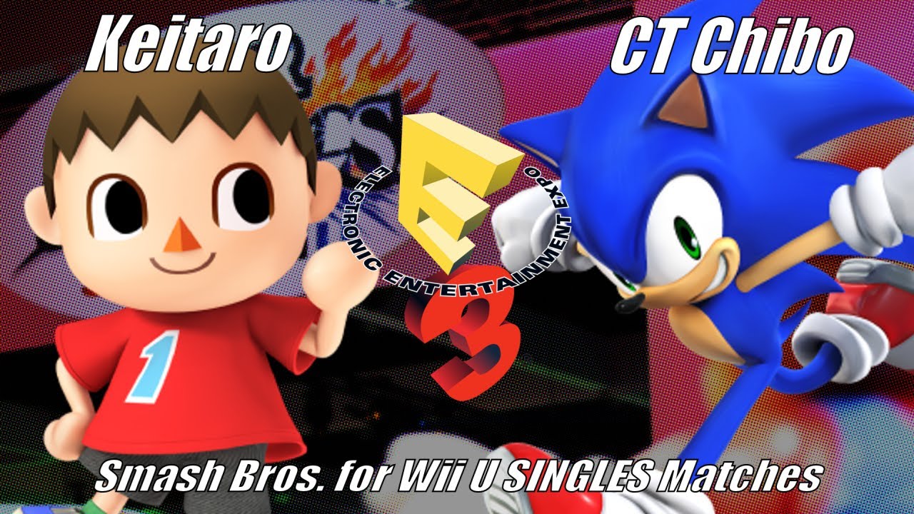 E3 2014 - Keitaro (Villager) vs CT Chibo (Sonic) - SSBU
