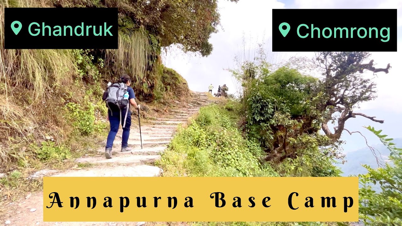 Annapurna Base Camp|| Day-2|| Ghandruk To Chomrong||
