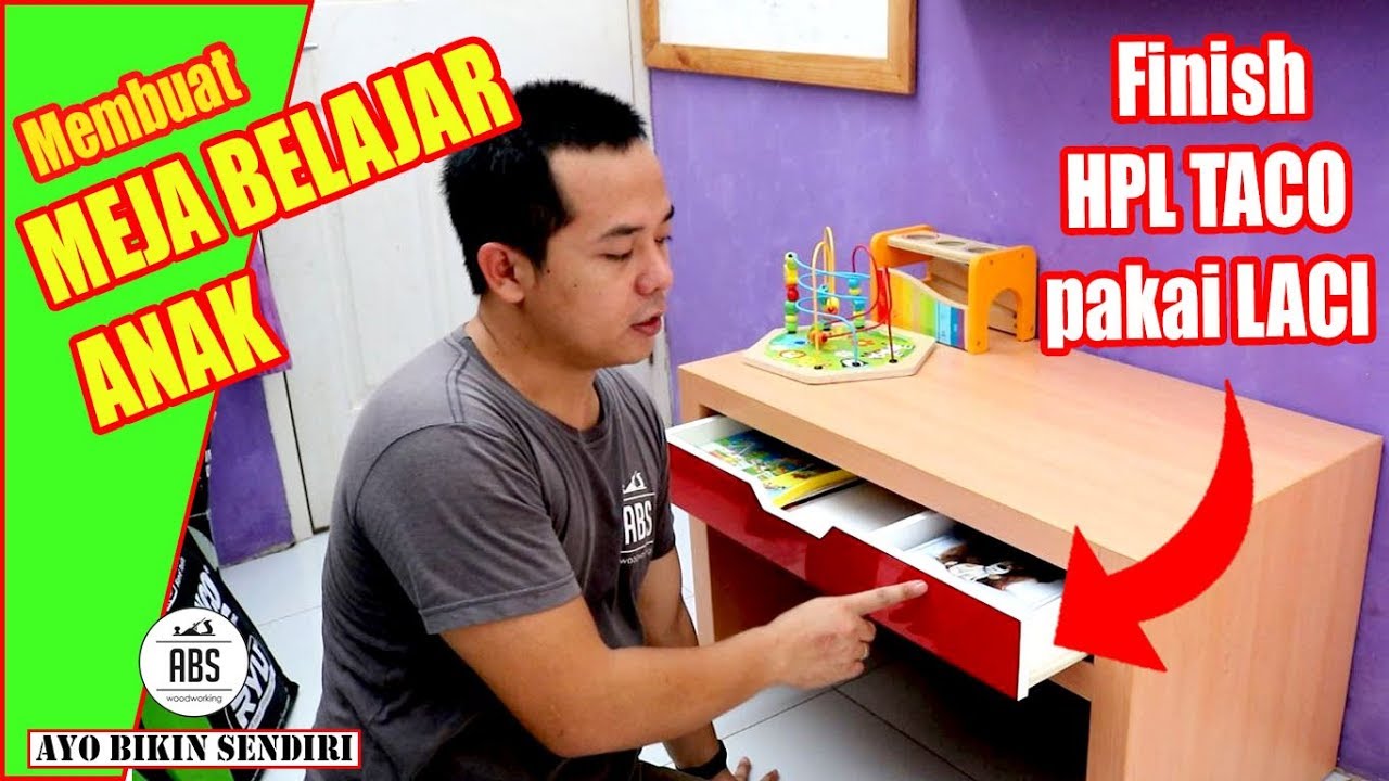 CARA MEMBUAT MEJA BELAJAR ANAK BUDGET 375 RIBU, TERNYATA MUDAH !!!