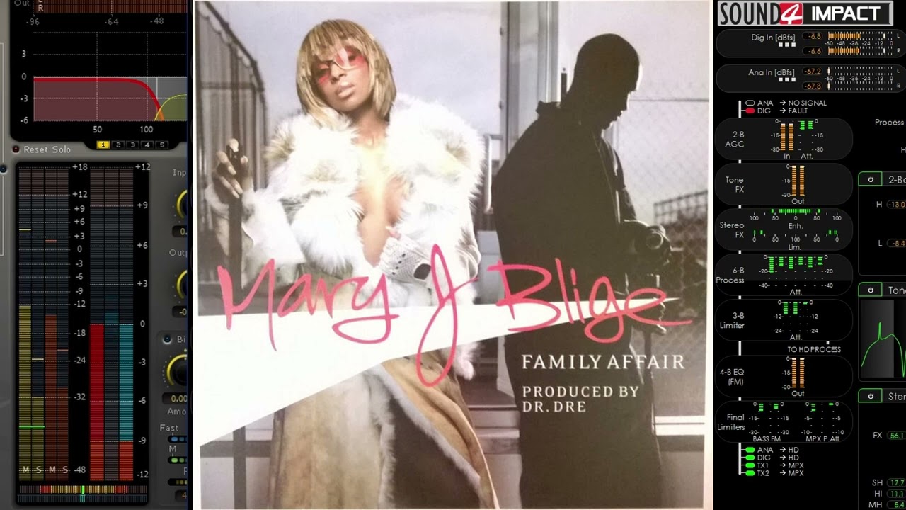 Sound Processing for best impact listening - SOUND4 IMPACT - Mary J Blidge - Family Affair -
