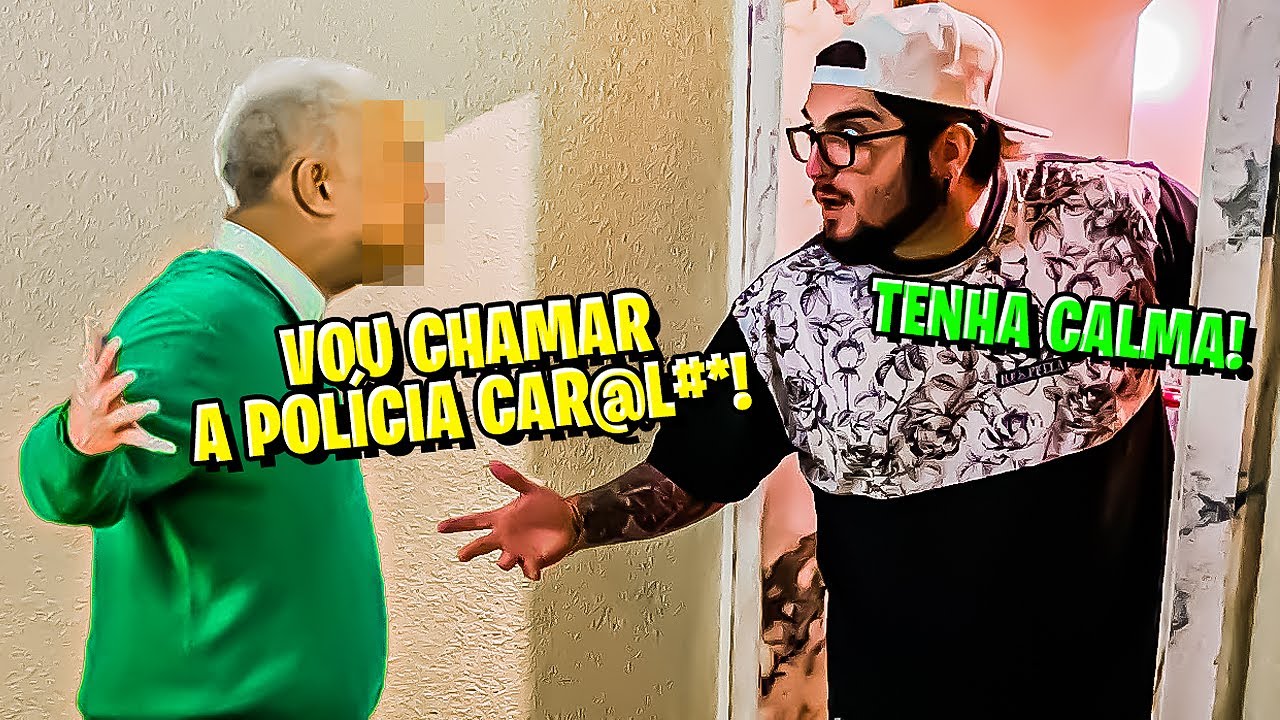 Meu VIZINHO voltou e AMEAÇOU de CHAMAR a POLICIA por eu GRITAR de MADRUGADA nesse vídeo ...