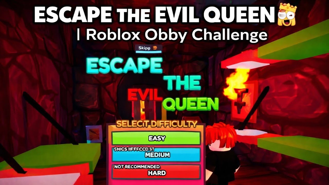 ESCAPE THE EVIL QUEEN | ROBLOX OBBY GAMEPLAY 