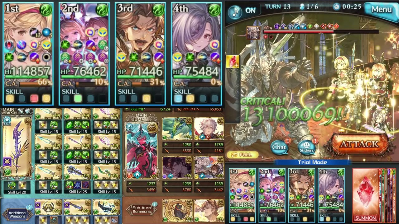 GBF: Walfrid (Grand) Test (Virtuosic Trial) (Full Auto)