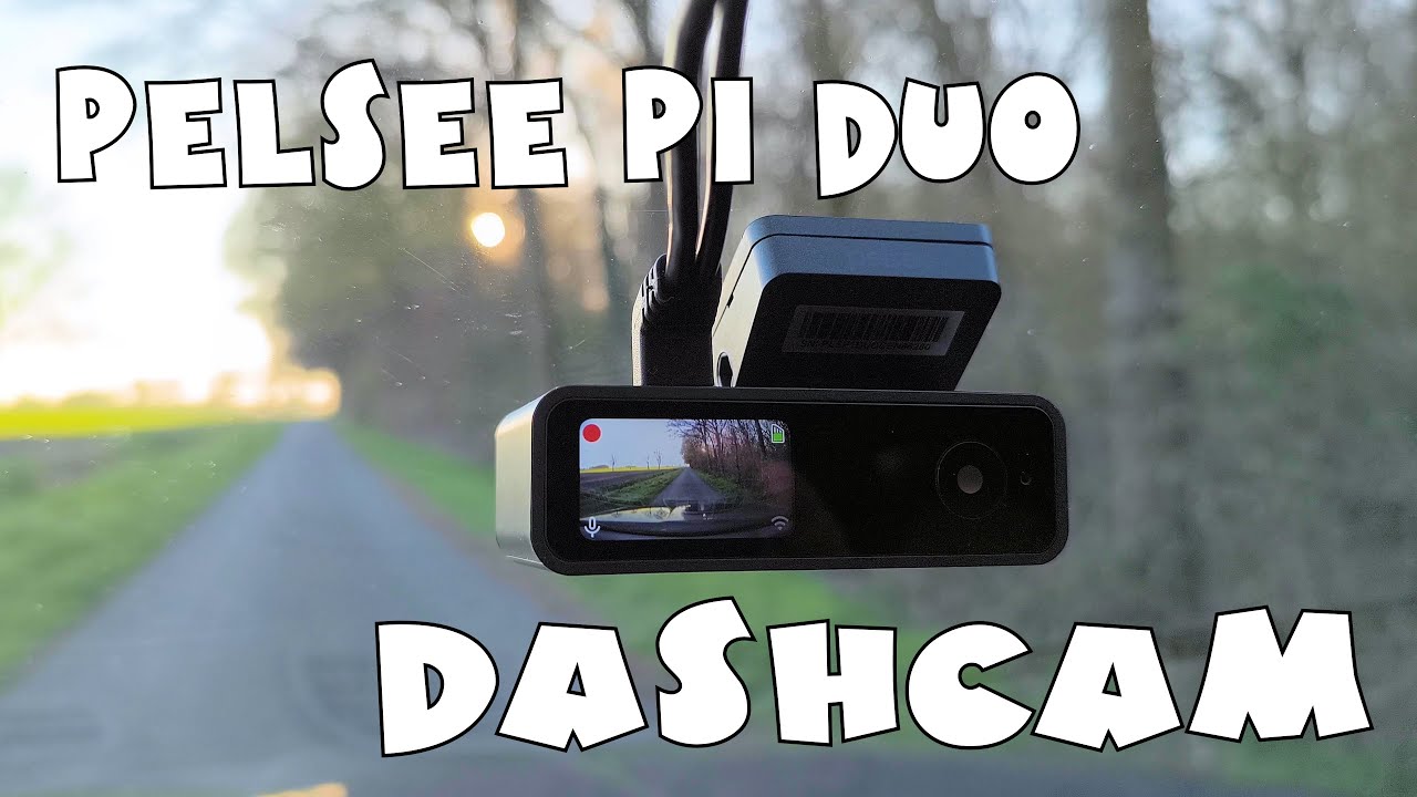 Pelsee P1 Duo 4K Dashcam Auto Vorne Hinten mit GPS Wi-Fi