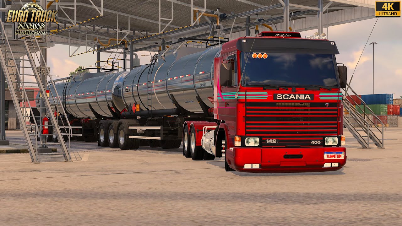 (50 t) Diesel Scania 113H Frontal Tanque Randon NEW R Ets2 V1.55