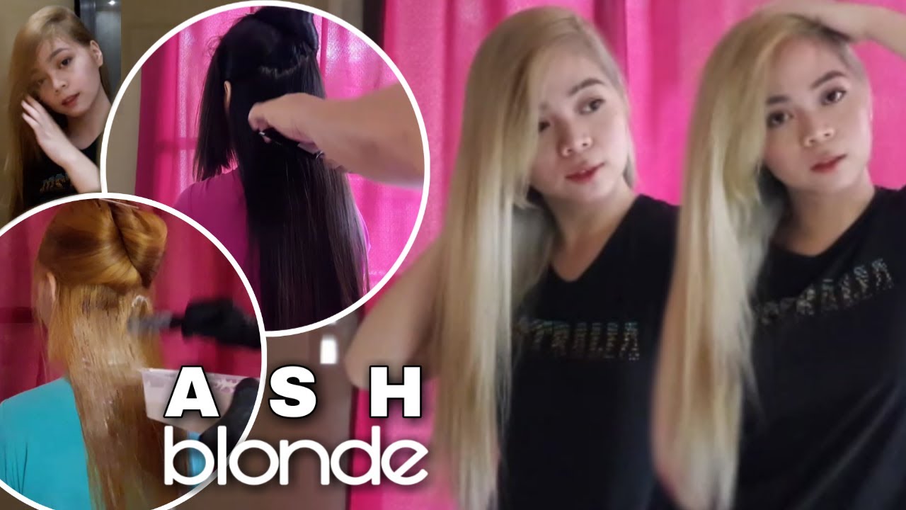 BLEACHING & DYEING MY HAIR (first time) | ASH BLONDE | Philippines
