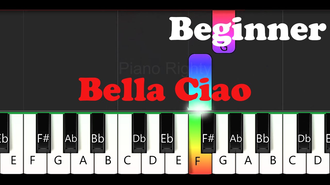 Bella Ciao | Easy Piano Tutorial for Beginners