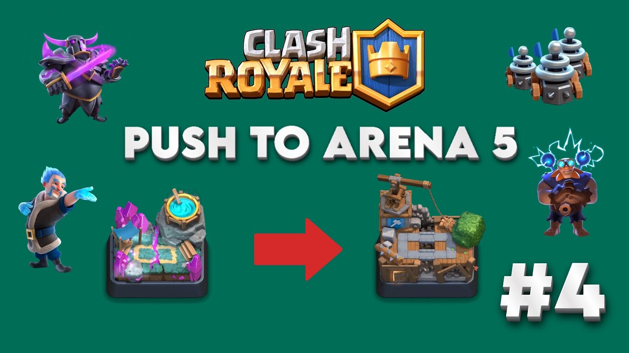 💫PUSHING TO ARENA 5 | Clash Royale |  |#4|💫