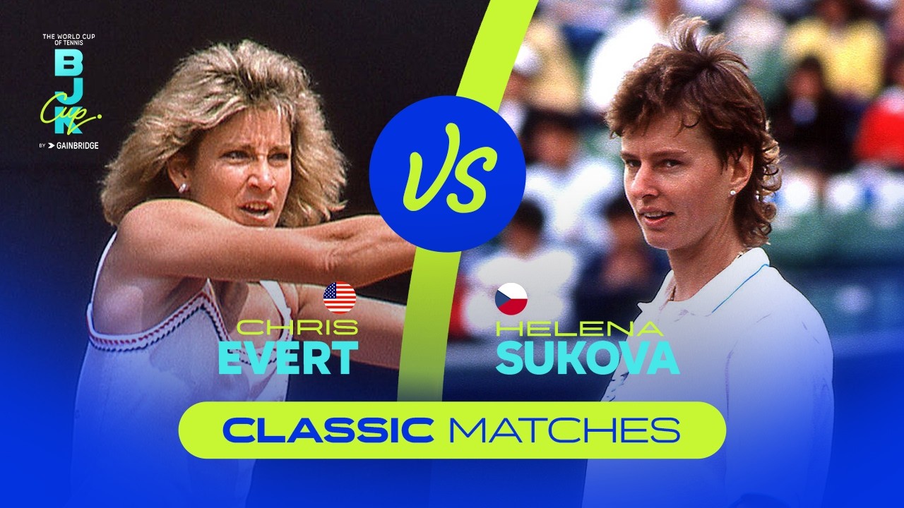 Tiebreak THRILLER in the Final! Chris Evert (USA) v Helena Sukova (TCH) | 1986 Billie Jean King Cup