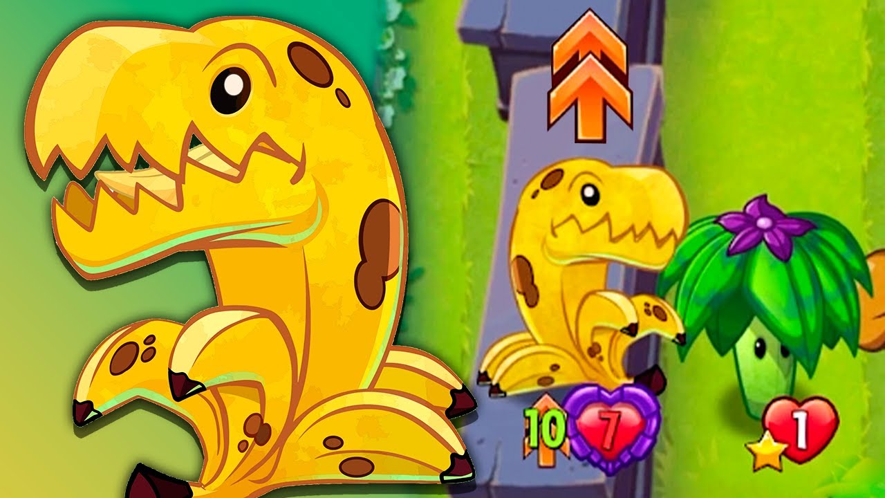EL PODER DE PLATANOSAURIO REX 👑🍌 PvZ Heroes