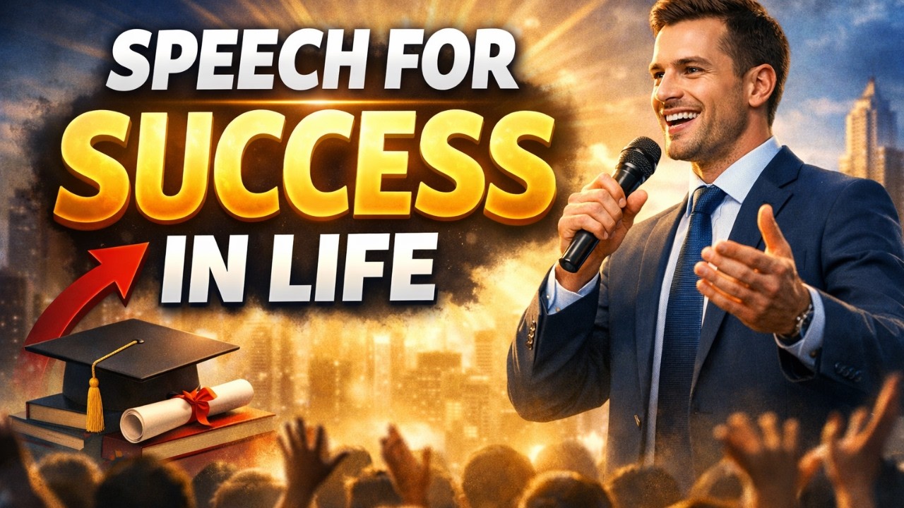SPEECH FOR SUCCESS IN LIFE [MOTIVATIONAL]