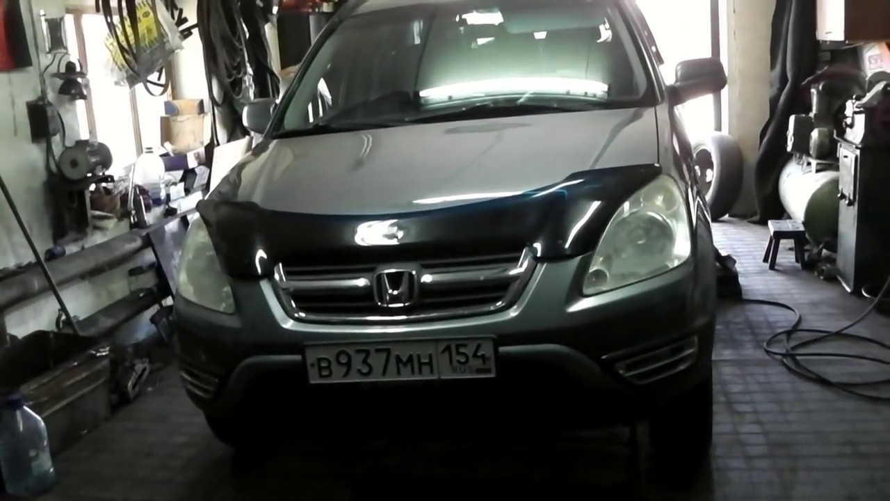 Honda CR-V 2004 год, замена подшипника задней ступицы.
