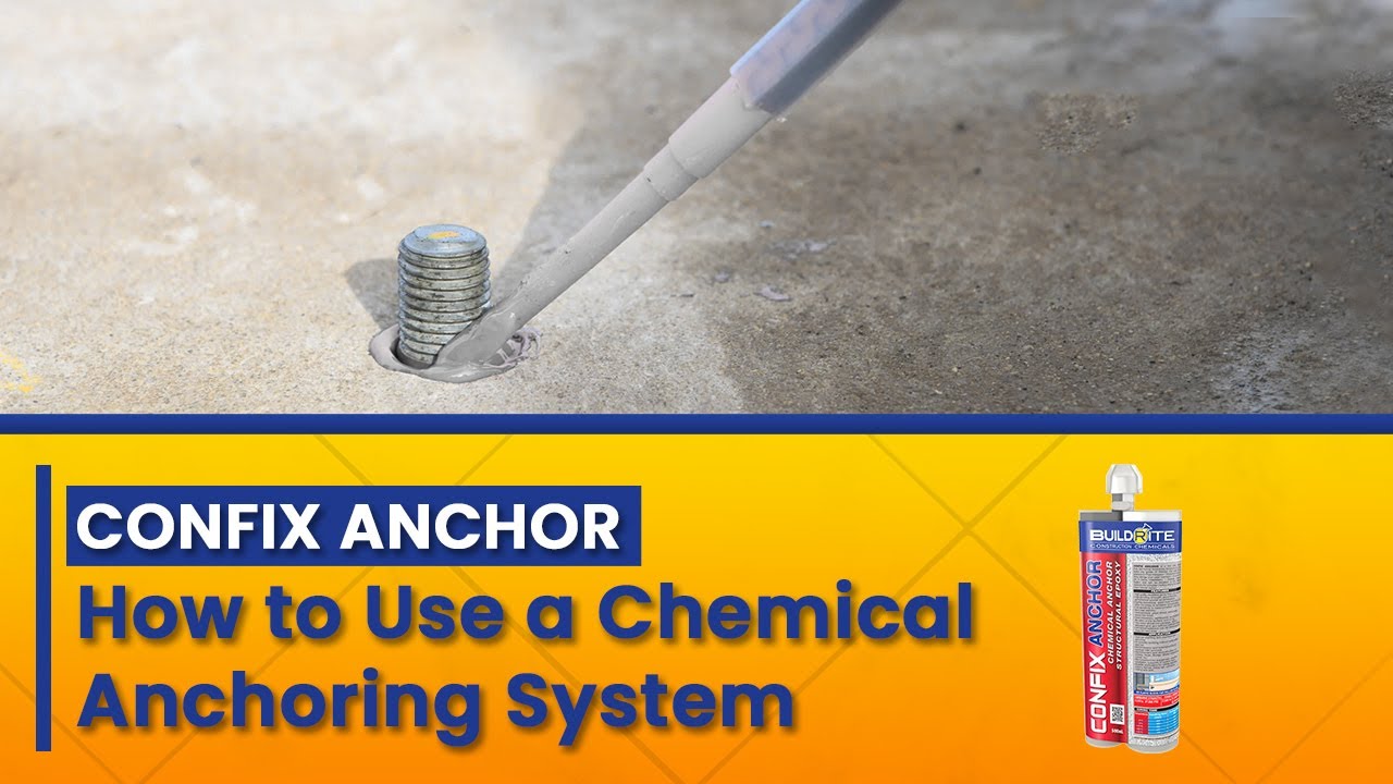Confix Anchor: How to Install Anchor Bolts Using a Chemical Anchoring System