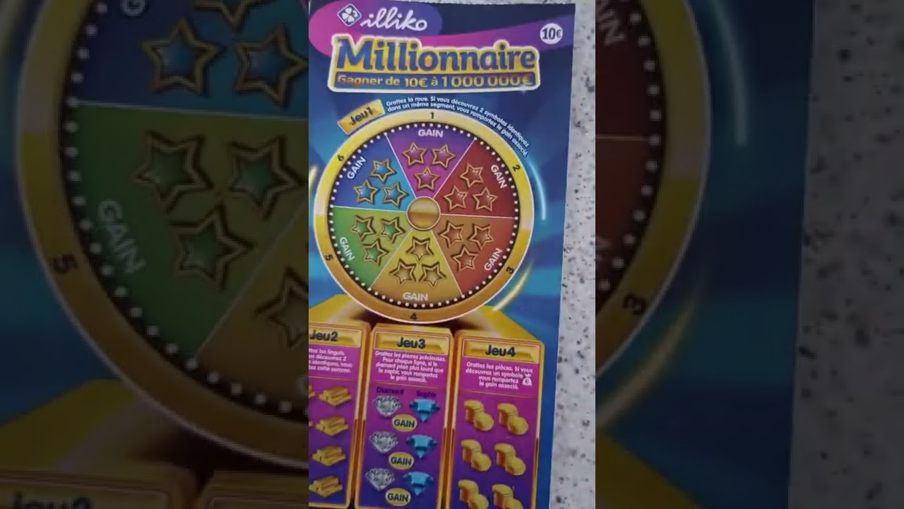 grattage FDJ spécial millionnaire et banco