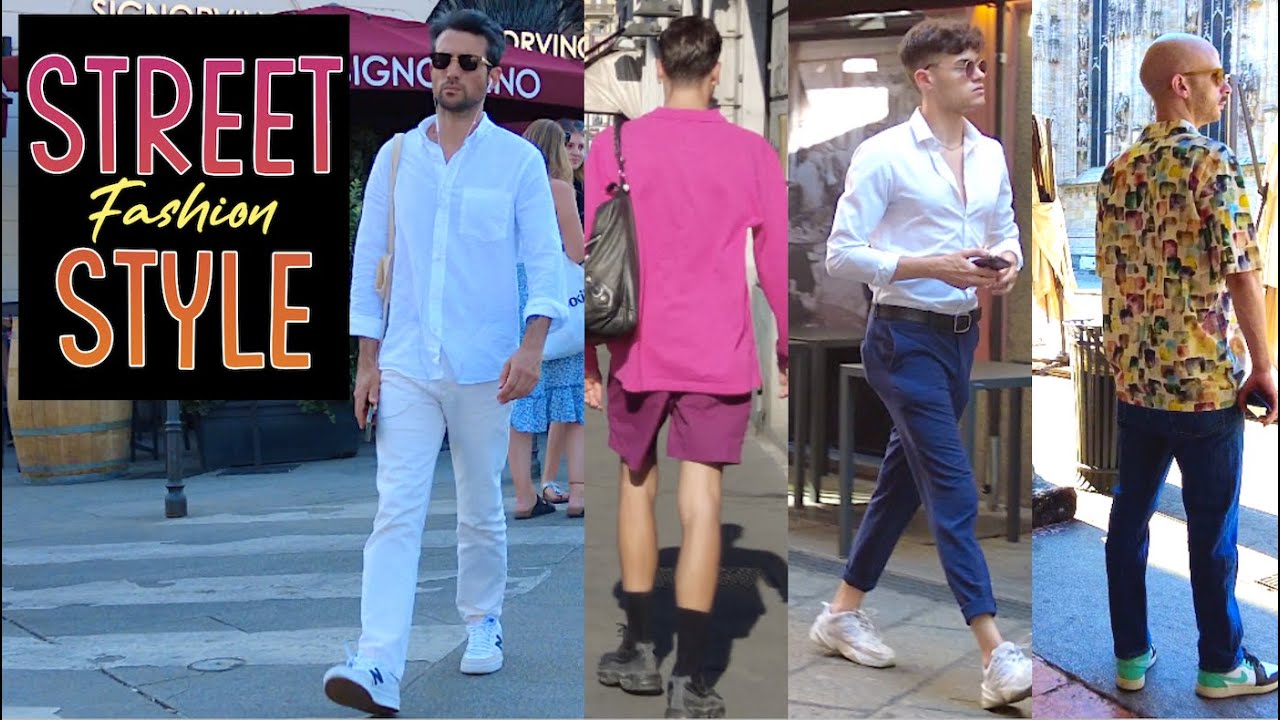 Mens Street Fashion Compilation, WHAT ARE PEOPLE WEARING IN ITALY?