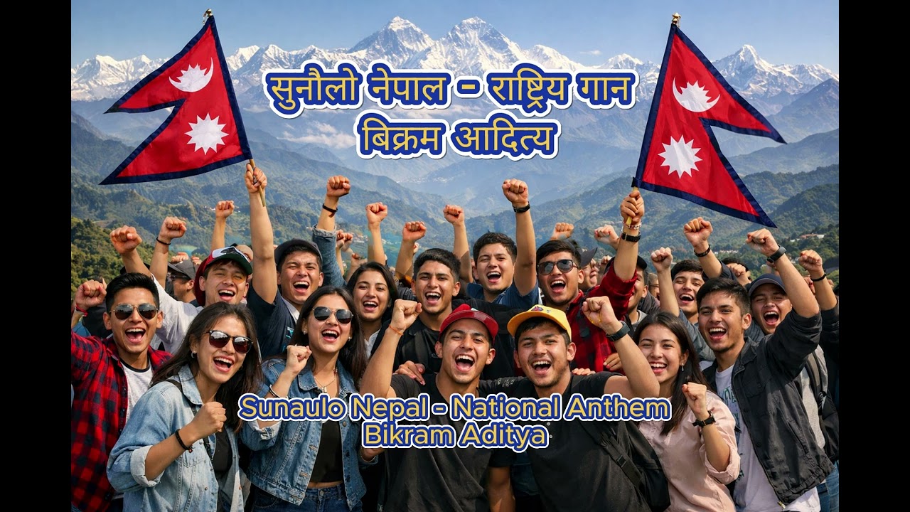 सुनौलो नेपाल - नेपाली राष्ट्रिय गान - बिक्रम आदित्य Sunaulo Nepal - National Anthem by Bikram Aditya