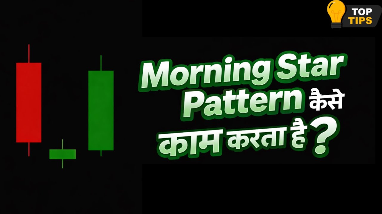 Morning Star Pattern Explained with Real Chart Example || Hindi 