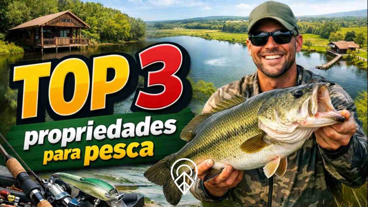 TOP 3 propriedades para pesca