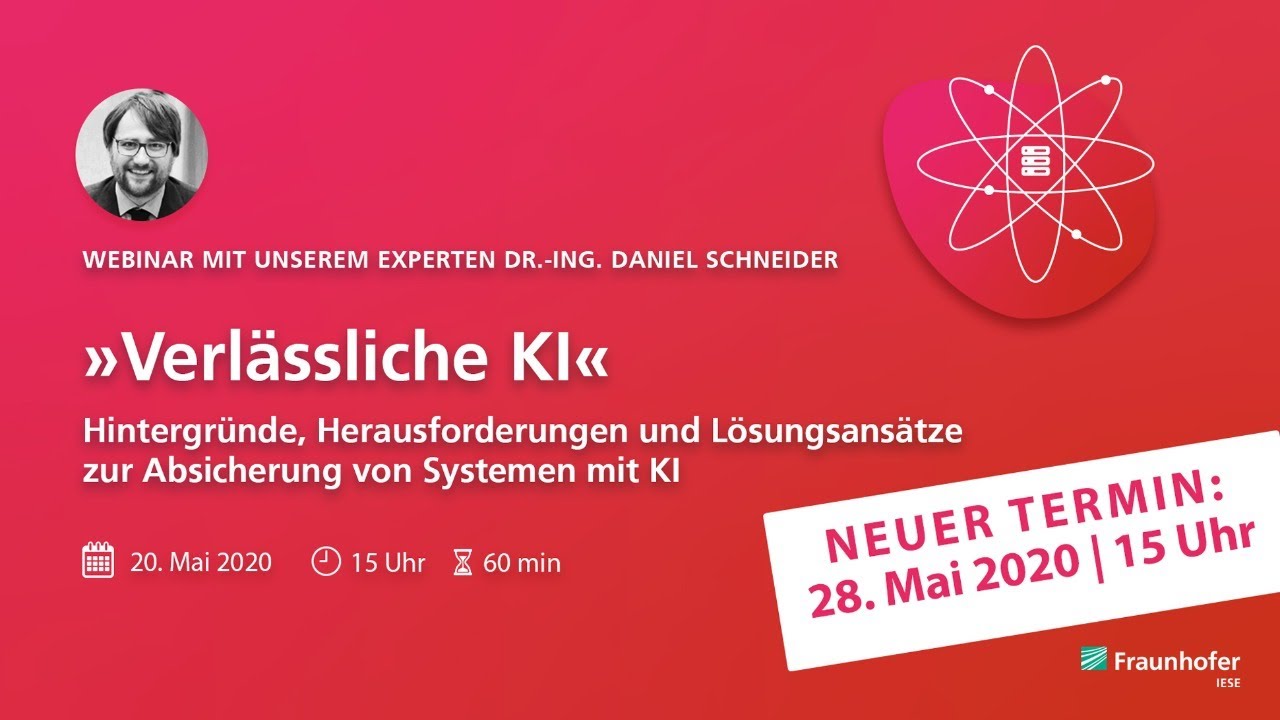 Webinar »Verlässliche KI«