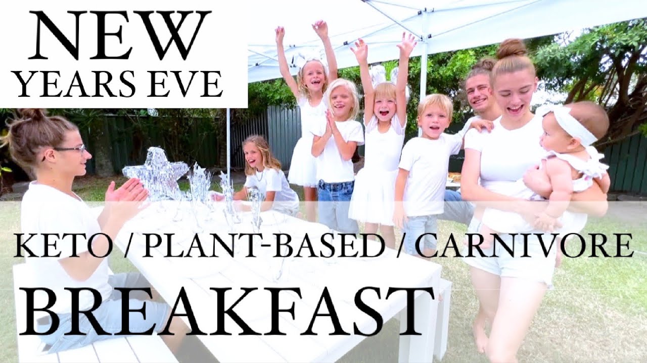 **Keto/Plant-Based/Carnivore**  New Years Eve Breakfast for my family of 12
