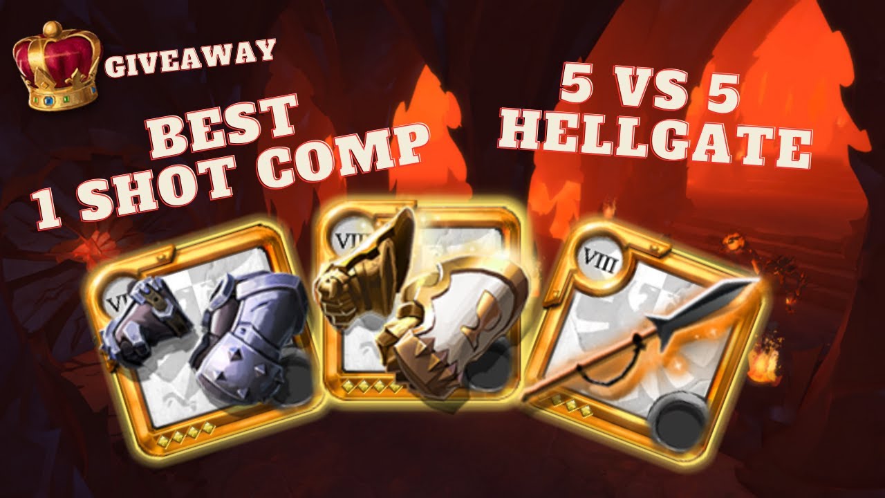 ONE SHOT COMP 5v5 HELLGATE | FIST OF AVA POV | ONE SHOT COMP | MONEY MAKING | ALBION ONLINE