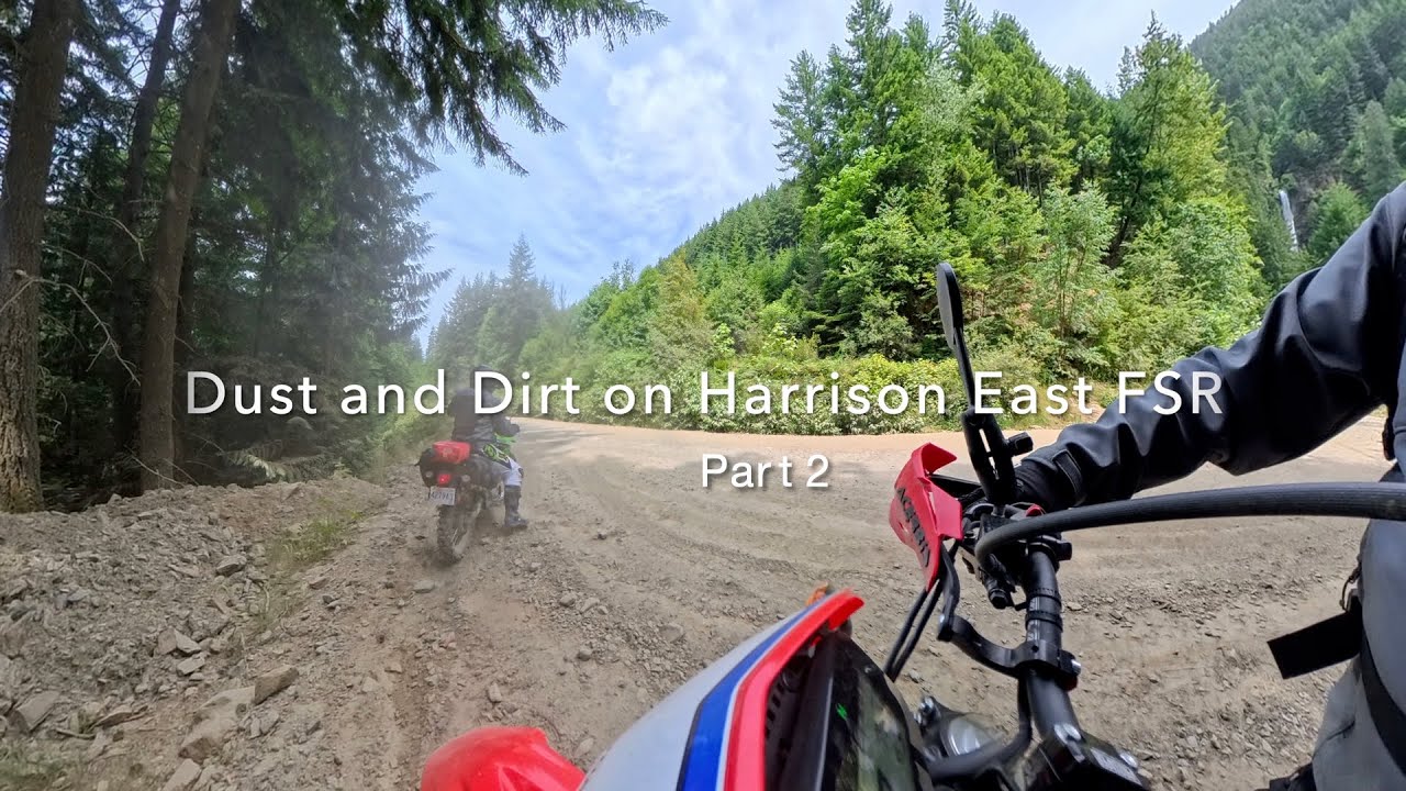 Riding the Harrison East FSR on Honda CRF300L and Kawasaki KLX300. A beautiful sunny day. Part 2