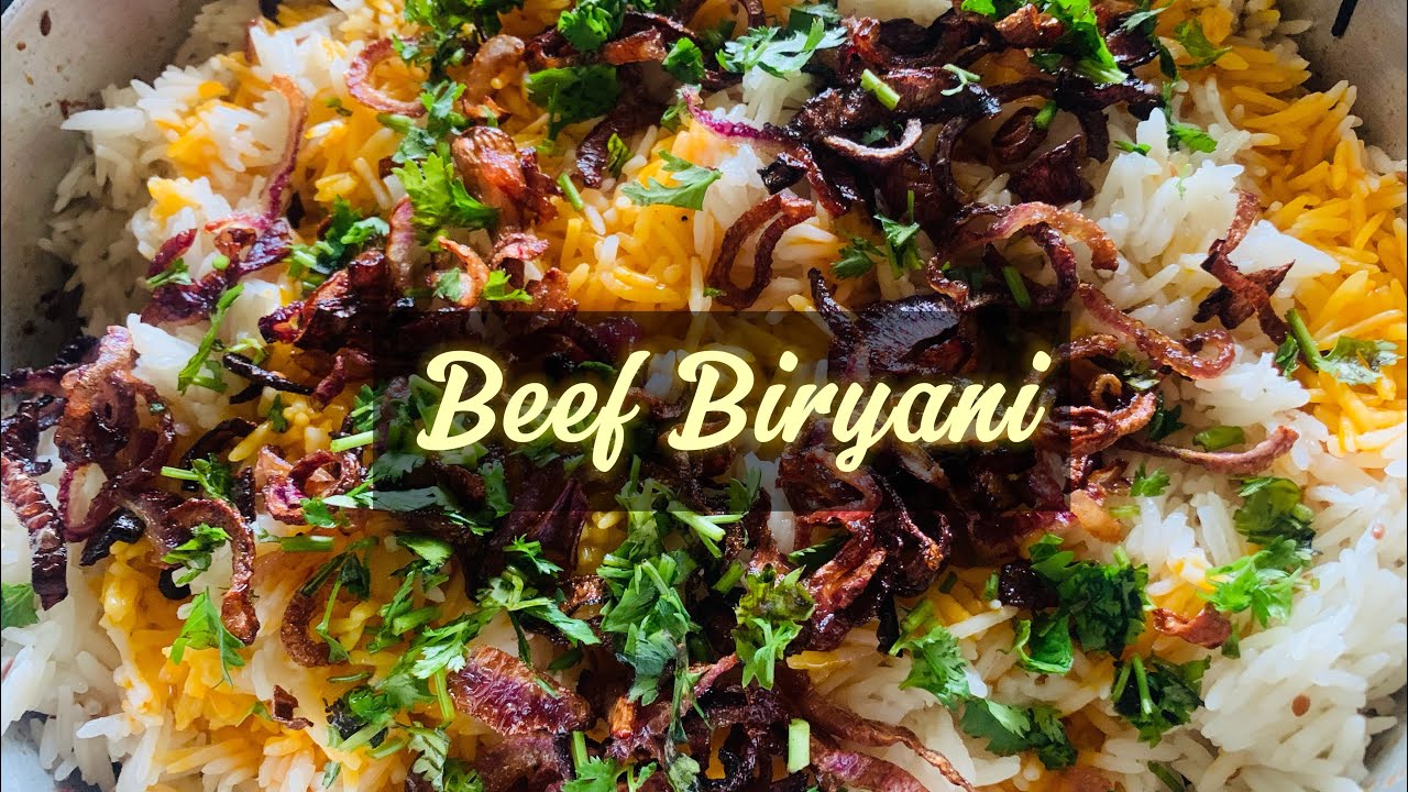 Homemade Beef Biryani | Flavorful, Aromatic & Easy to Make