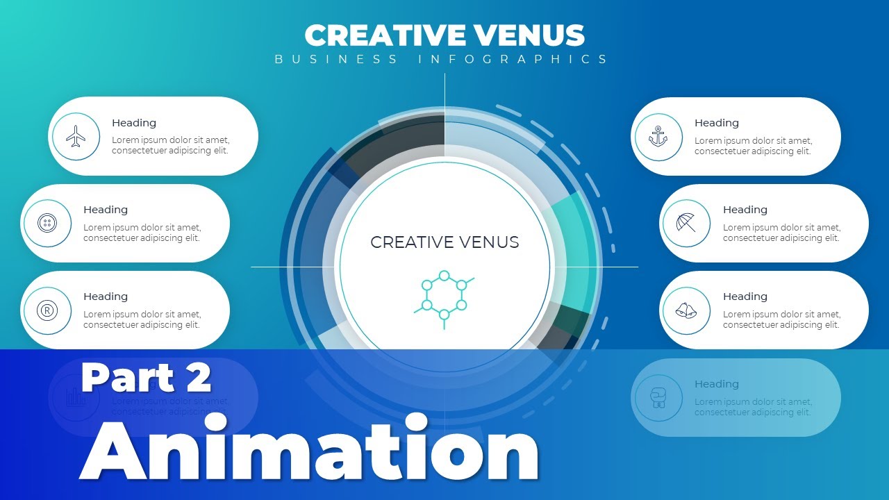 Animation - How To Design a Technology Driven Infographic in Microsoft Office 365 PowerPoint |Part 2