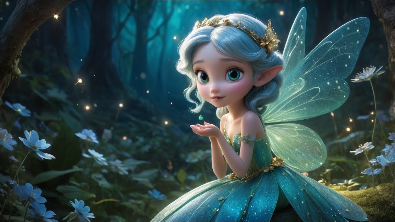 The Blue-Haired Fairy - Song - Children's Music, Soothing, Relaxing & Calming