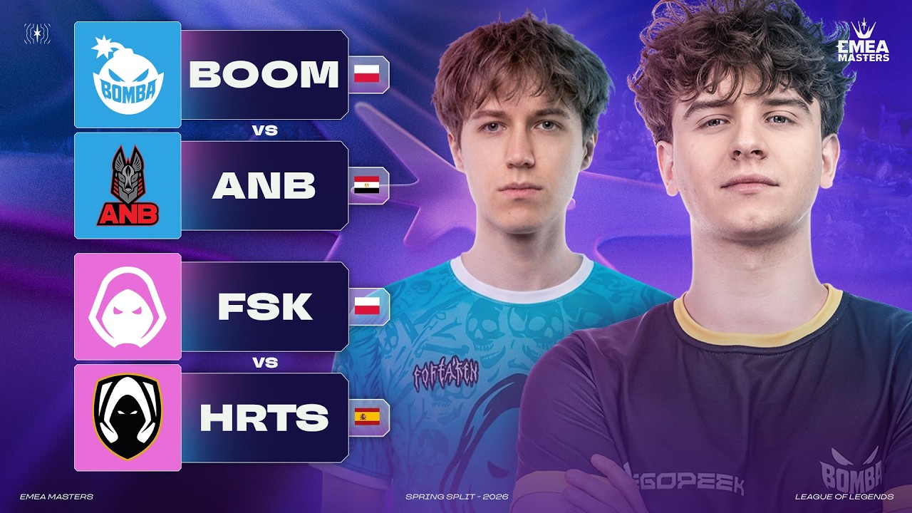 🔴Bomba Team vs Anubis Gaming🔴Forsaken vs Team Heretics Academy🔴MAIN STAGE EMEA MASTERS SPRING🔴