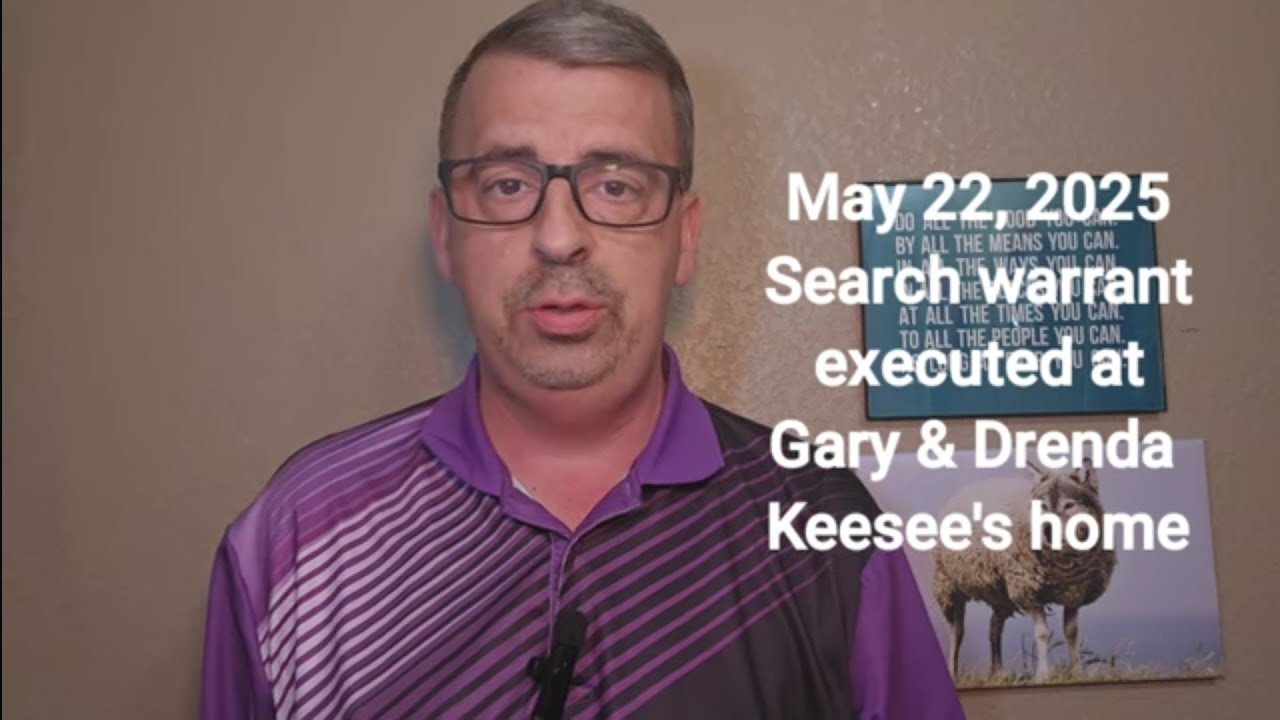 May 22 2025 Search Warrant issued at Faith Life Church pastor's house