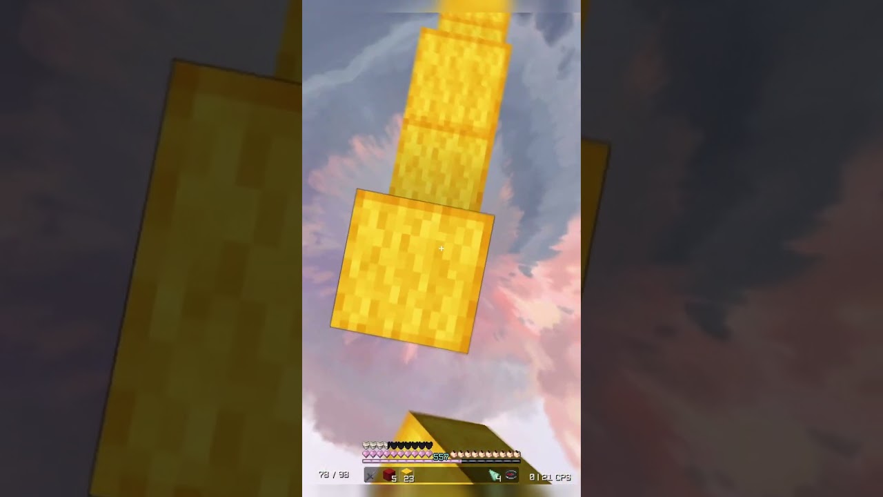 Самая длинная кладка блоков в Bedwars #minecraft